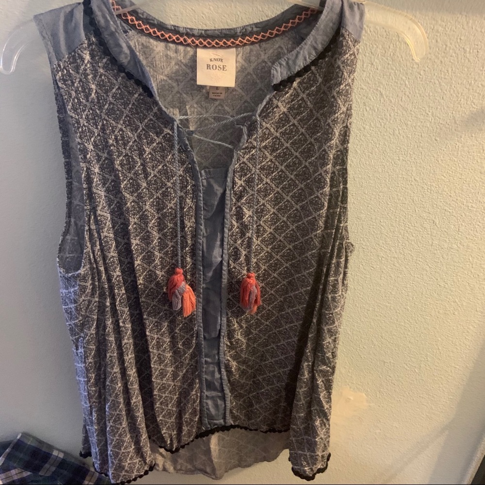 Bohemian Sleeveless top